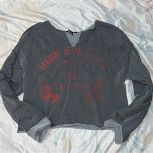 Forever 21 Cropped Sweatshirt size small